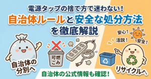 電源タップの捨て方で迷わない！自治体ルールと安全な処分方法を徹底解説