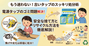 電源タップのゴミ問題解決！安全で簡単な捨て方とリサイクル方法