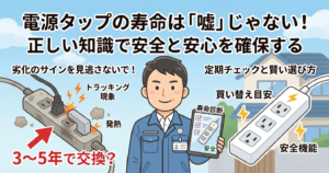 電源タップの寿命は「嘘」じゃない！正しい知識で安全と安心を確保