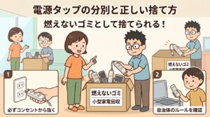 電源タップのゴミ分別と正しい捨て方！無料で簡単に処分する方法