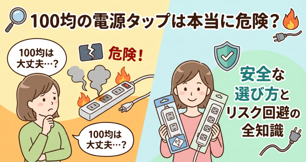 100均の電源タップは本当に危険？安全な選び方とリスク回避の全知識