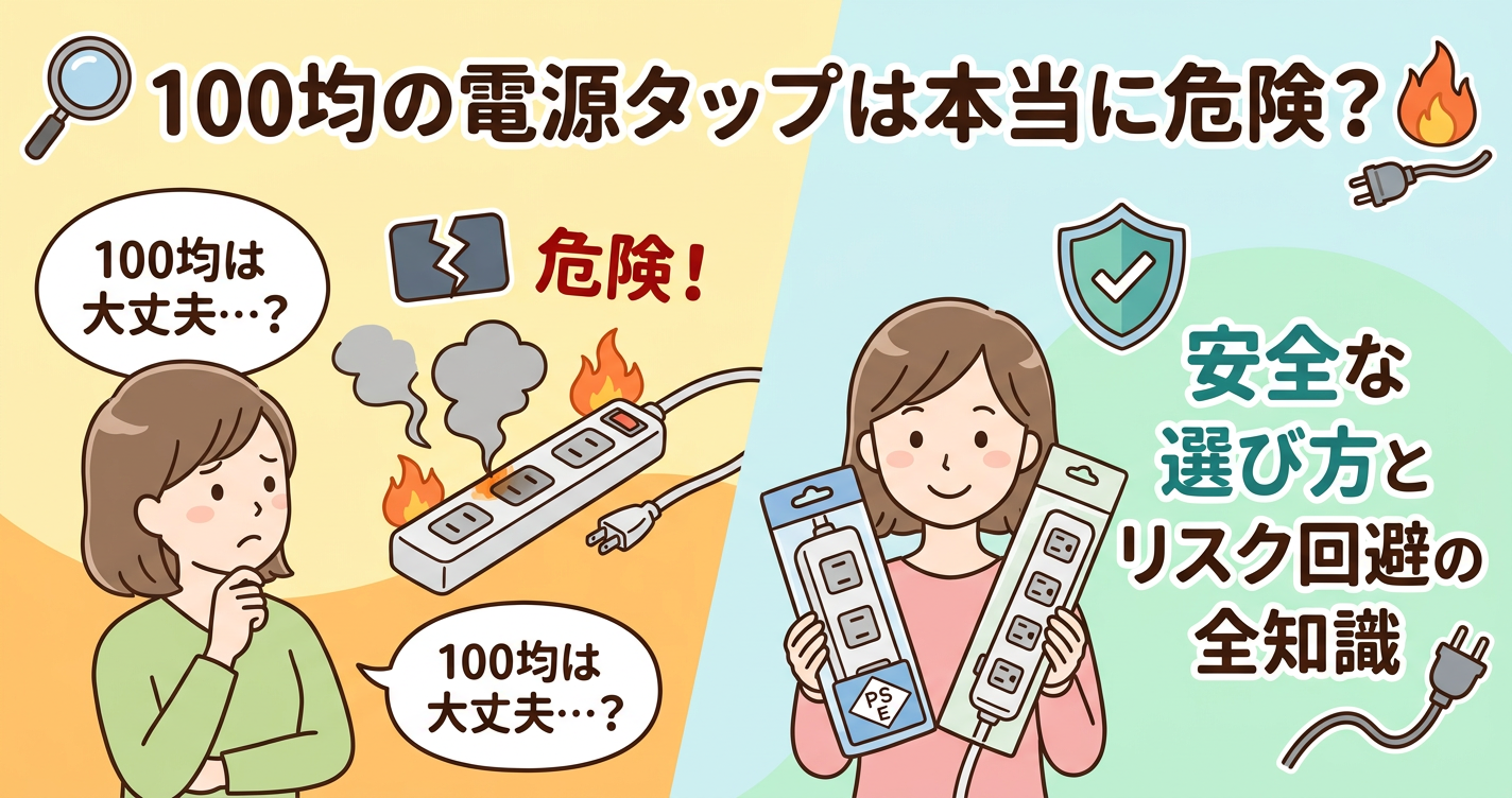 100均の電源タップは本当に危険？安全な選び方とリスク回避の全知識