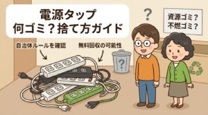 電源タップは何ゴミ？自治体ルールから無料回収まで迷わない捨て方