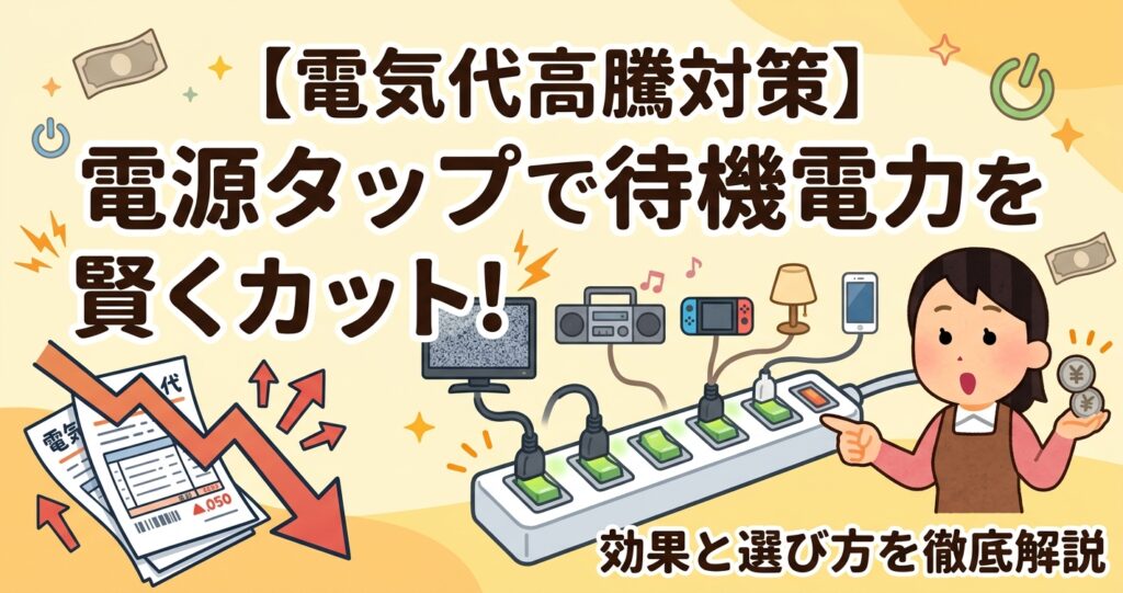 電源タップで待機電力を賢くカット