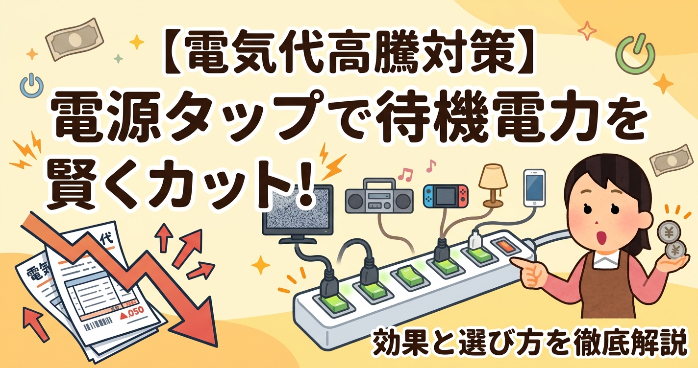 電源タップで待機電力を賢くカット