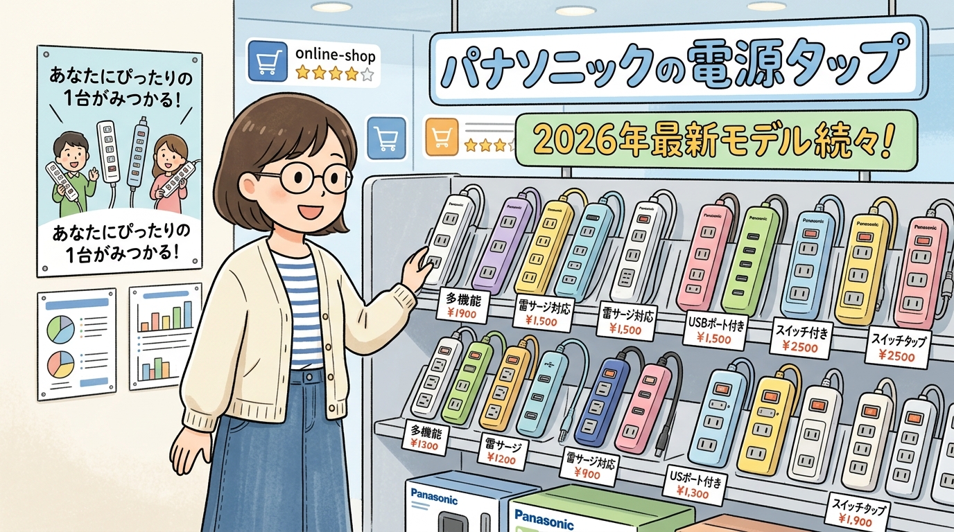 家電量販店の売り場やオンラインショップのイメージ画像