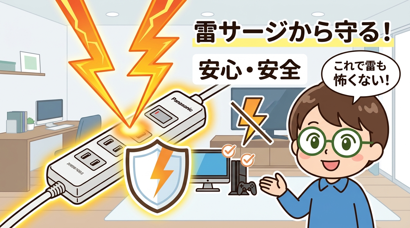 雷サージ保護機能のイメージ画像