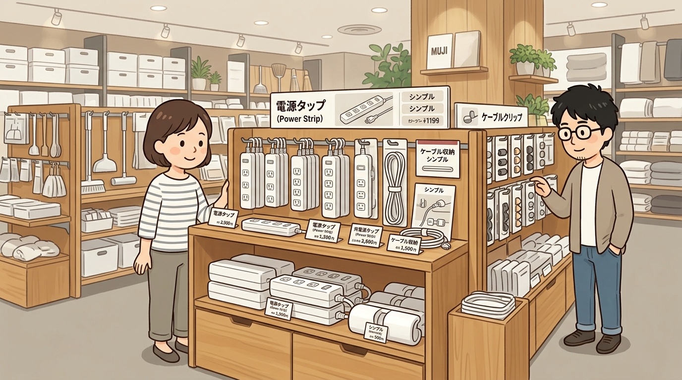 無印良品の店舗またはネットストアのイメージ画像