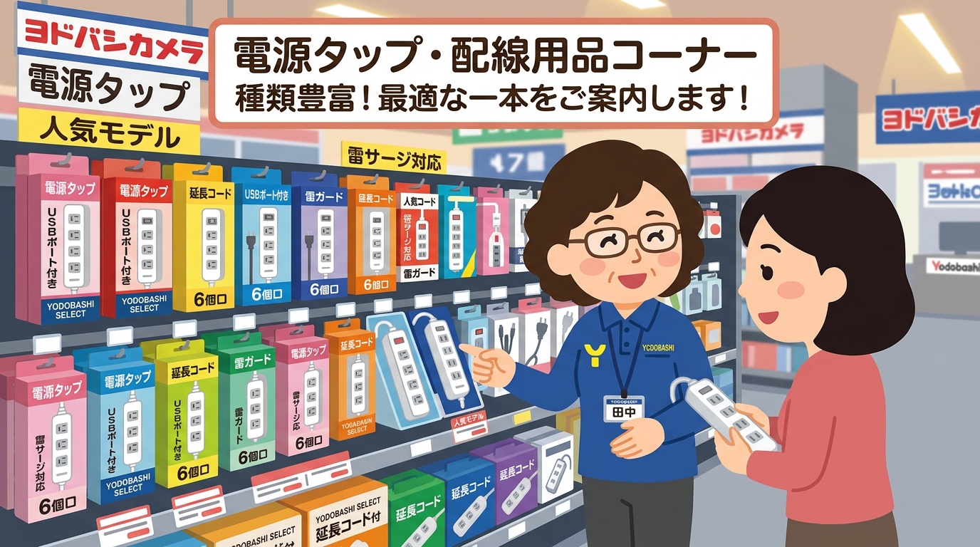 ヨドバシカメラのスタッフが接客しているイメージ画像