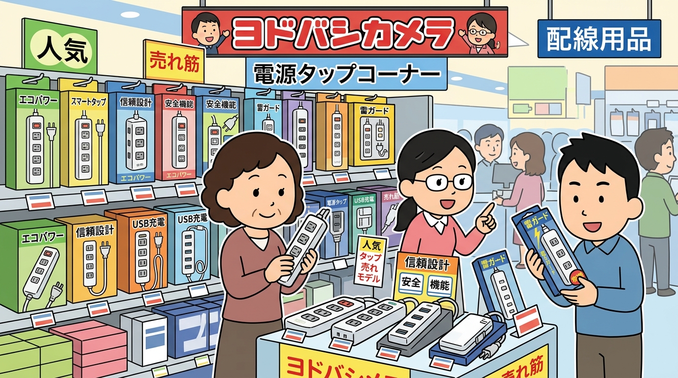 ヨドバシカメラで人気のメーカーロゴや売れ筋モデルの集合画像
