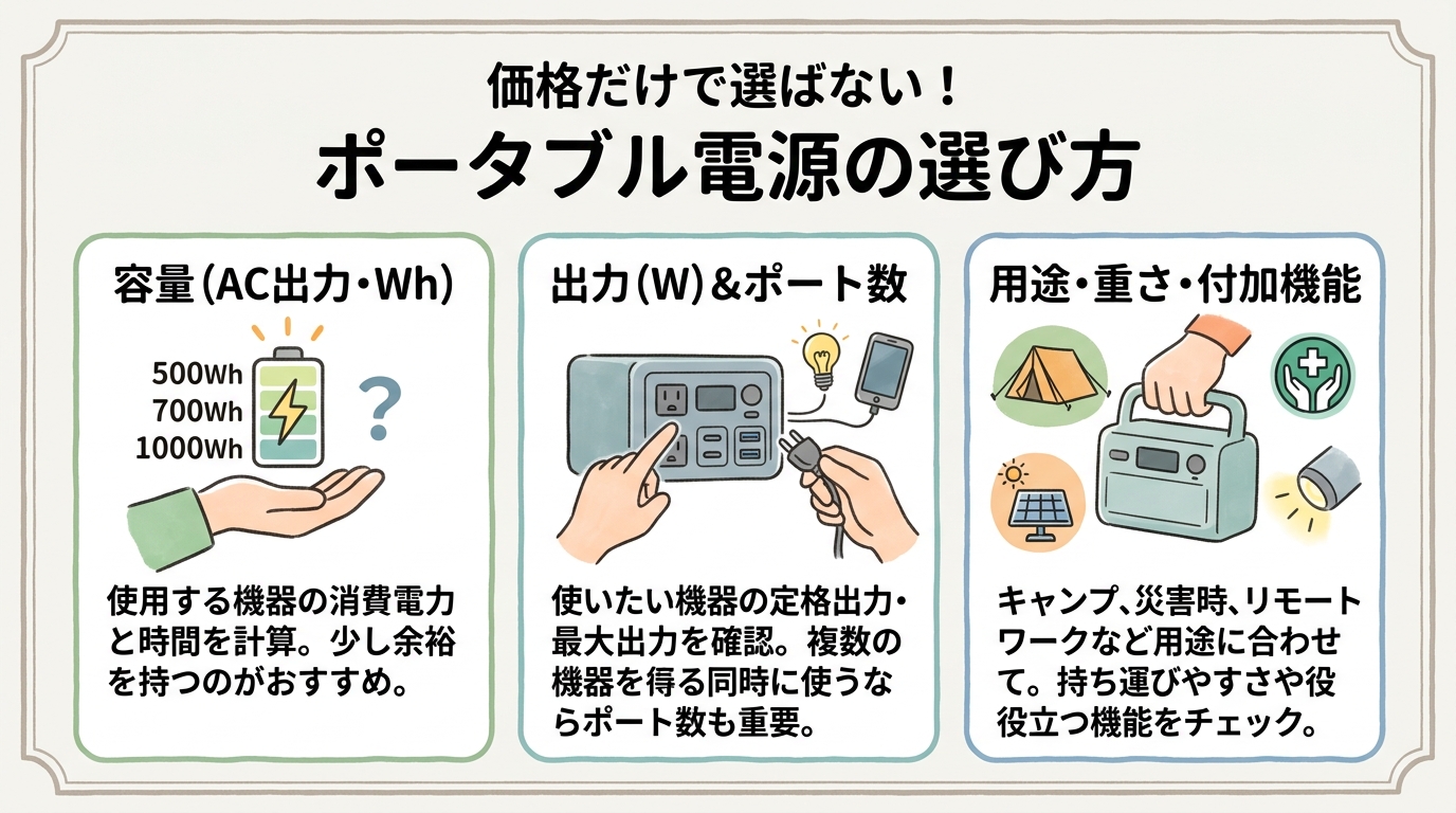 価格だけで選ばないポイント
