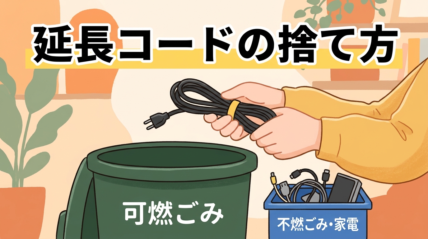 延長コードの捨て方 アイキャッチ