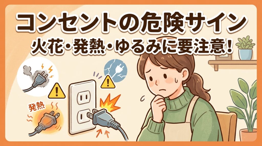コンセントの危険サイン完全ガイドのアイキャッチ画像