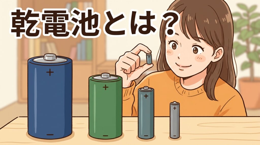 乾電池とは？マンガン・アルカリの違いとサイズの選び方