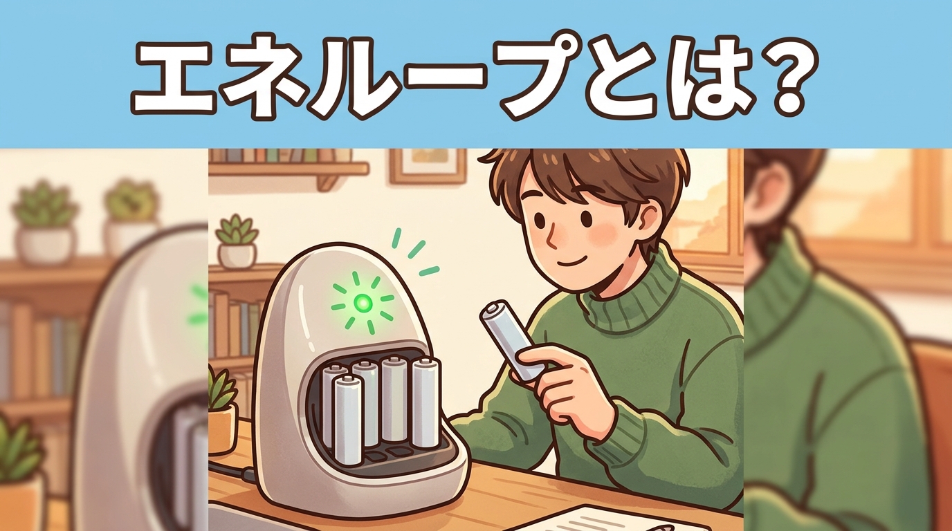 エネループとは？エボルタとの違い・充電器の点滅ランプの意味